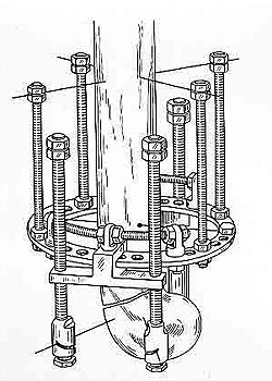 Osteosynthesis of upper arm by means of Veklich's apparatus.